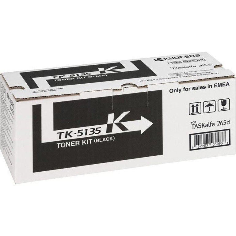 Kyocera TK-5135K Original Laser Toner Cartridge - Black Pack