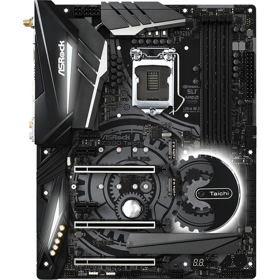 ASRock Z390 Taichi Desktop Motherboard - Intel Z390 Chipset - Socket H4 LGA-1151 - Intel Optane Memory Ready - ATX
