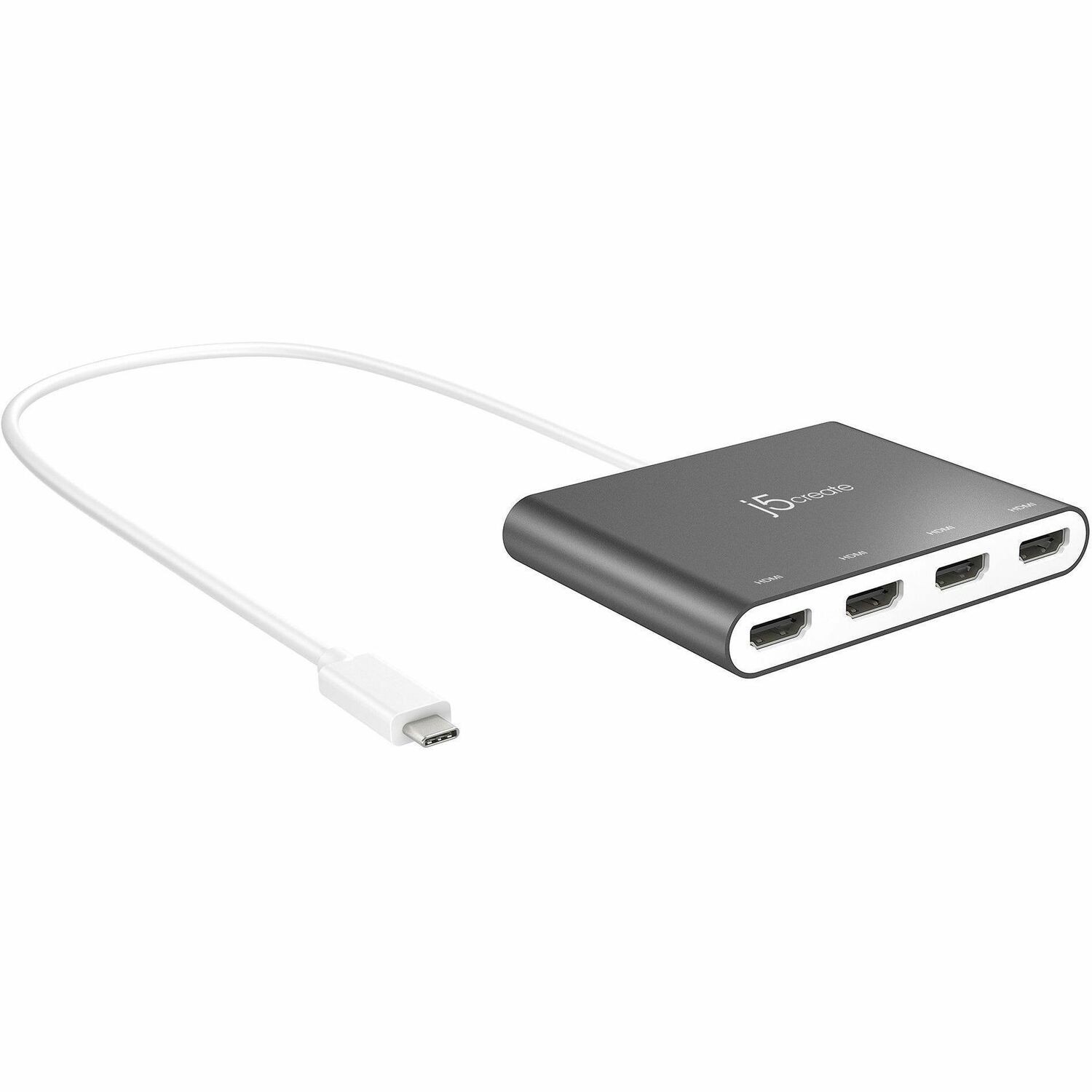 J5create Usb-C To 4 Port Hdmi Multi Monitor Adapter
