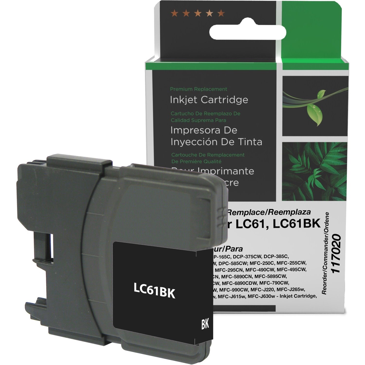 Clover Imaging Remanufactured Black Ink Cartridge for Brother LC61