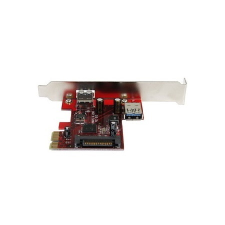 StarTech.com 2 port PCI Express SuperSpeed USB 3.0 Card with UASP Support - 5Gbps - 1 Internal 1 External