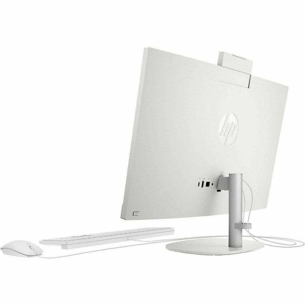 HP 24-cr1000i 24-cr1001a All-in-One Computer - Intel Core Ultra 7 155U - 16 GB - 512 GB SSD - 23.8" Full HD - Desktop - Shell White