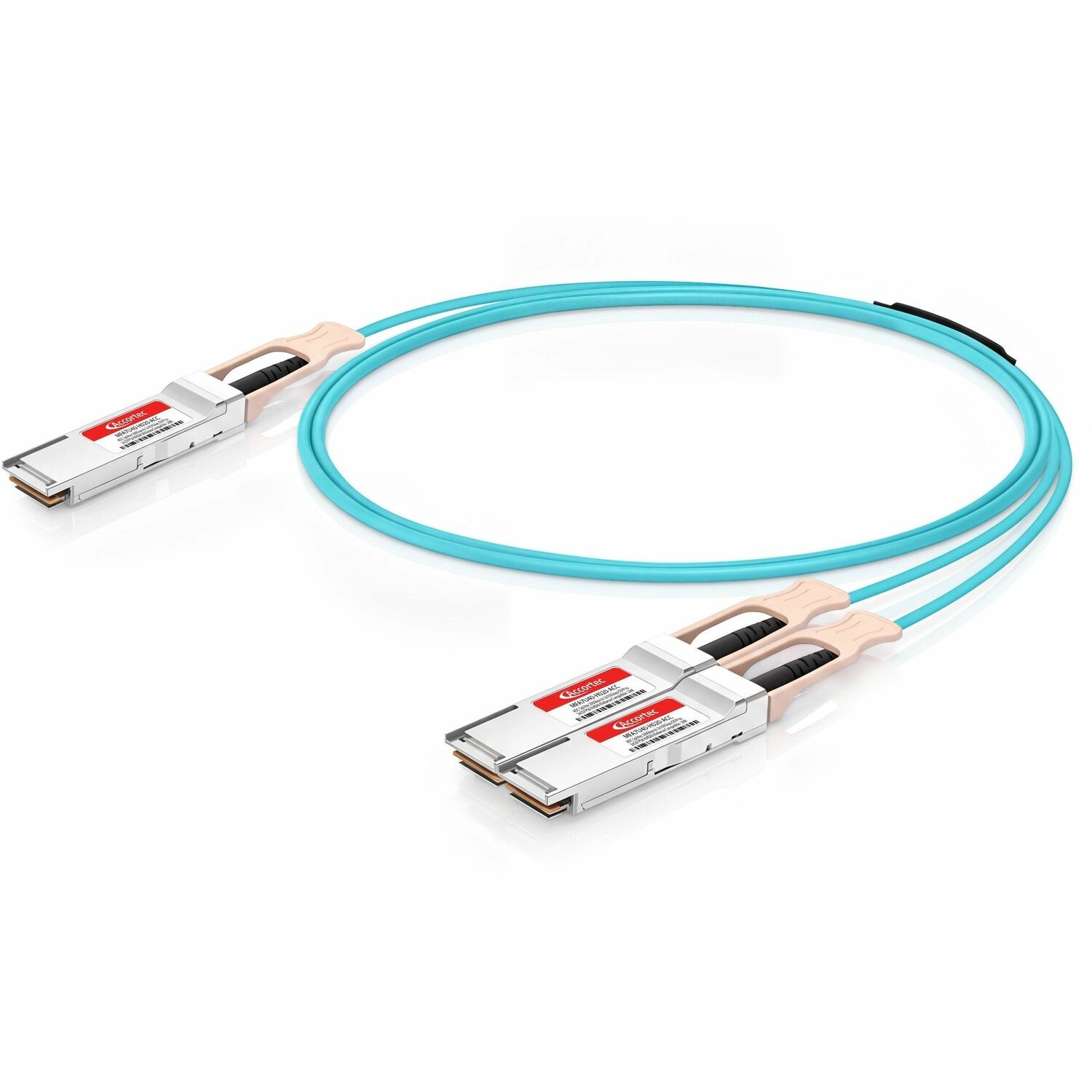 AccortecAOC Splitter 200Gbps to 2x100Gbps OSFP to 2xQSFP56 NVIDIA Mellanox Compatible- 20M