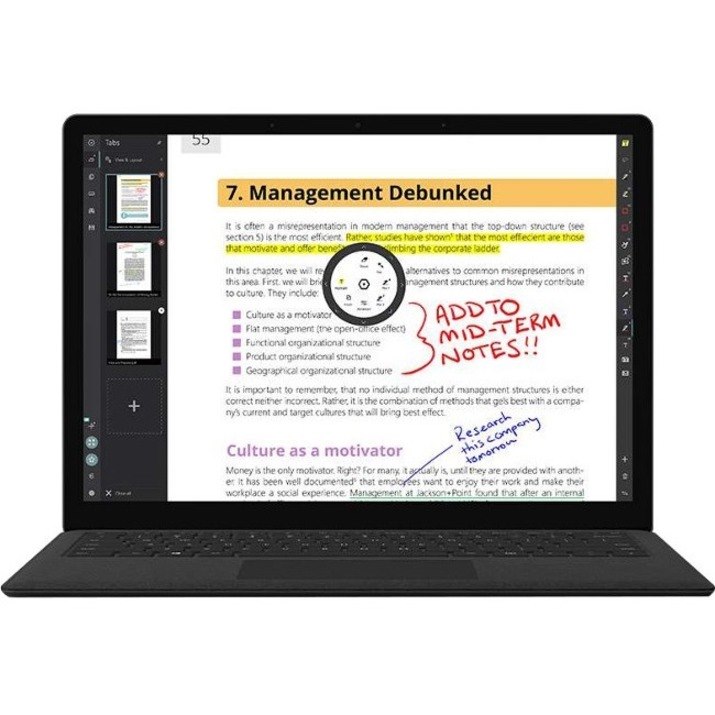 Microsoft Surface Laptop 2 13.5" Touchscreen Notebook - Intel Core i7 8th Gen - 8 GB - 256 GB SSD - Black