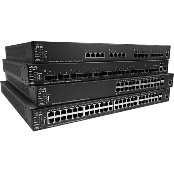 Cisco SG350X-48PV 48-Port 5G PoE Stackable Managed Switch