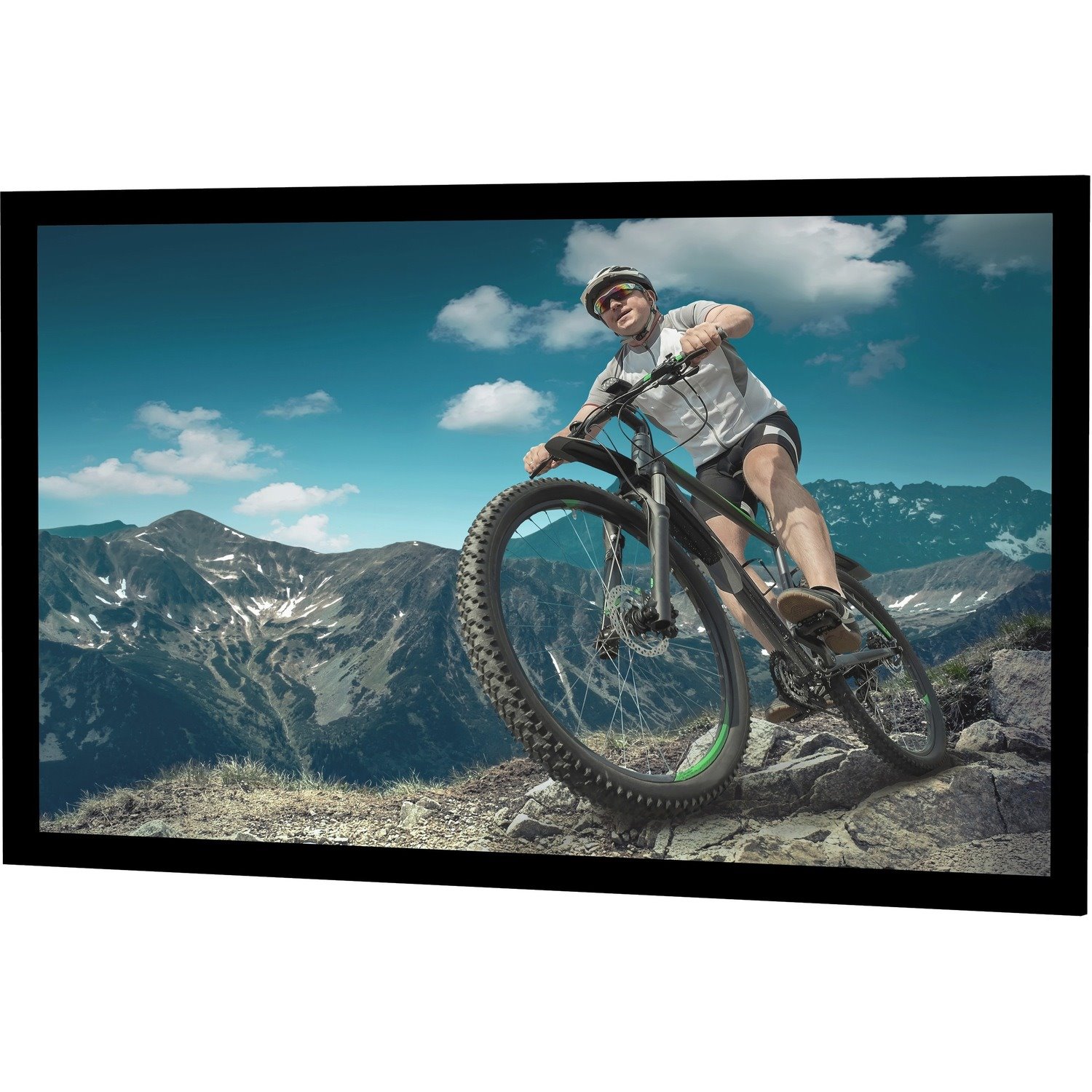 Da-Lite Cinema Contour Series Projection Screen - Fixed Frame Screen with 3in Wide Beveled Frame - 119in Screen