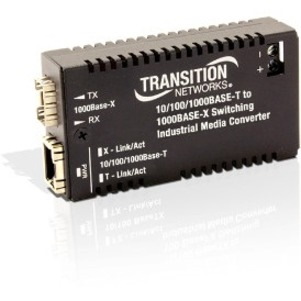 Transition Networks Hardened Mini 10/100/1000 Bridging Media Converter