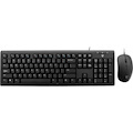 V7 CKU200USUSB Wired Keyboard and Mouse Combo - Black - US