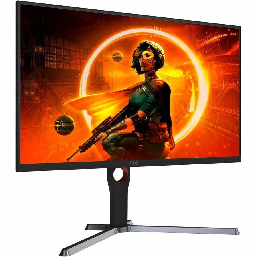 AOC Q27G3ZE 27" Class WQHD Gaming LED Monitor - Black, Red