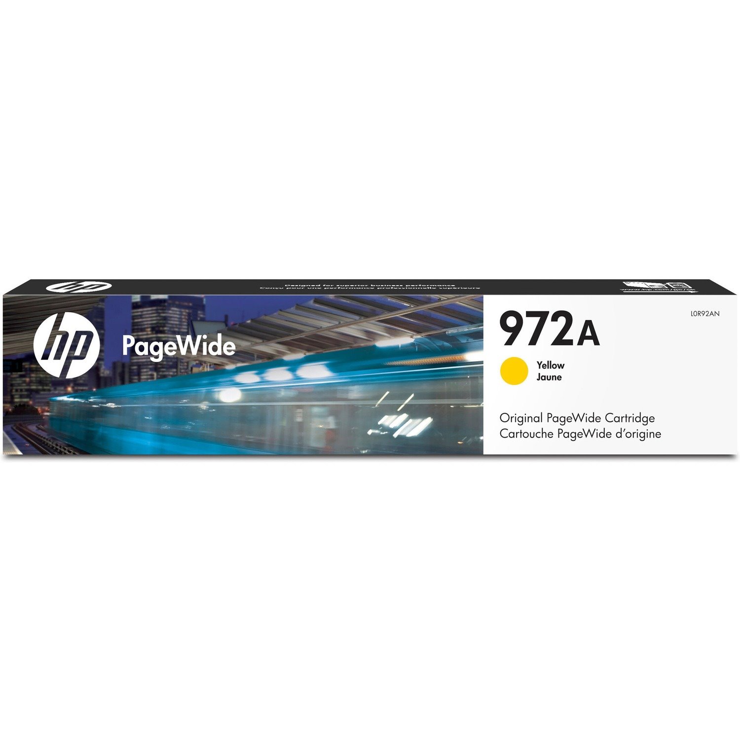 HP 972A (L0R92AN) Original Standard Yield Page Wide Ink Cartridge - Single Pack - Yellow - 1 Each