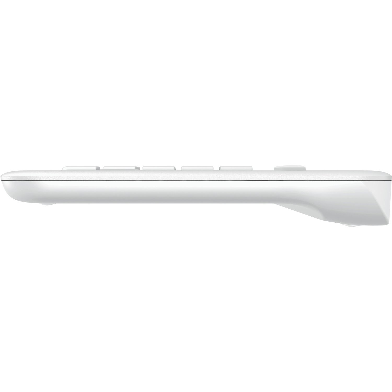 Logitech K400 Plus Keyboard - Wireless Connectivity - USB Interface - TouchPad - Italian - QWERTY Layout - White