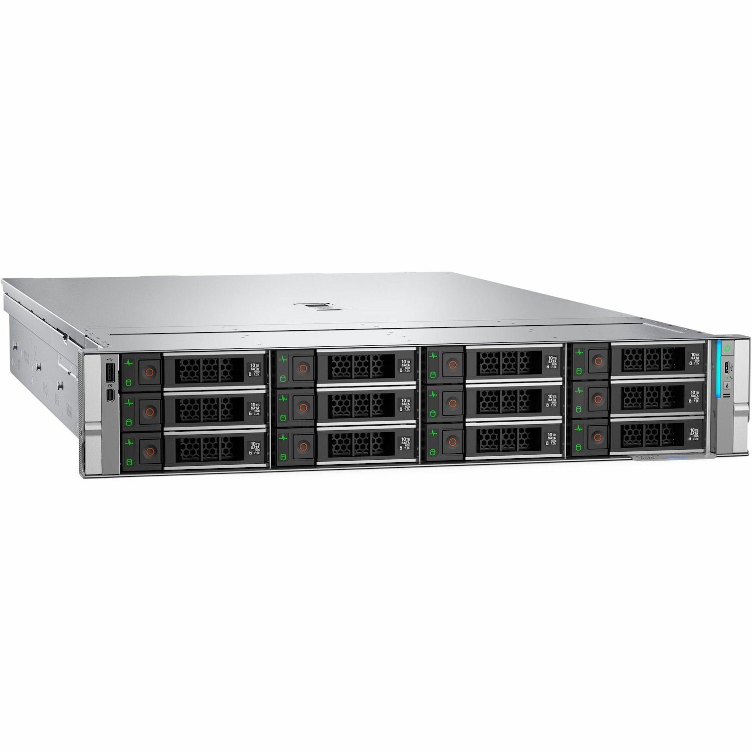 Dell PowerEdge R570 2U Rack-mountable Server - 1 x Intel Xeon 6 6507P 3.50 GHz - 32 GB RAM - 960 GB SSD - (1 x 960GB) SSD Configuration - 12Gb/s SAS, Serial ATA/600, NVMe Controller