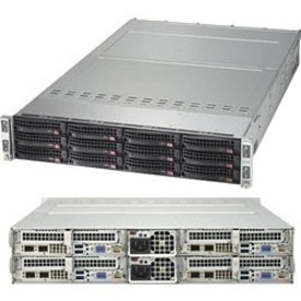 Supermicro SuperServer 6028TP-HC0R-SIOM Server Barebone System - 2U Rack-mountable - Socket R3 LGA-2011 - 2 x Processor Support