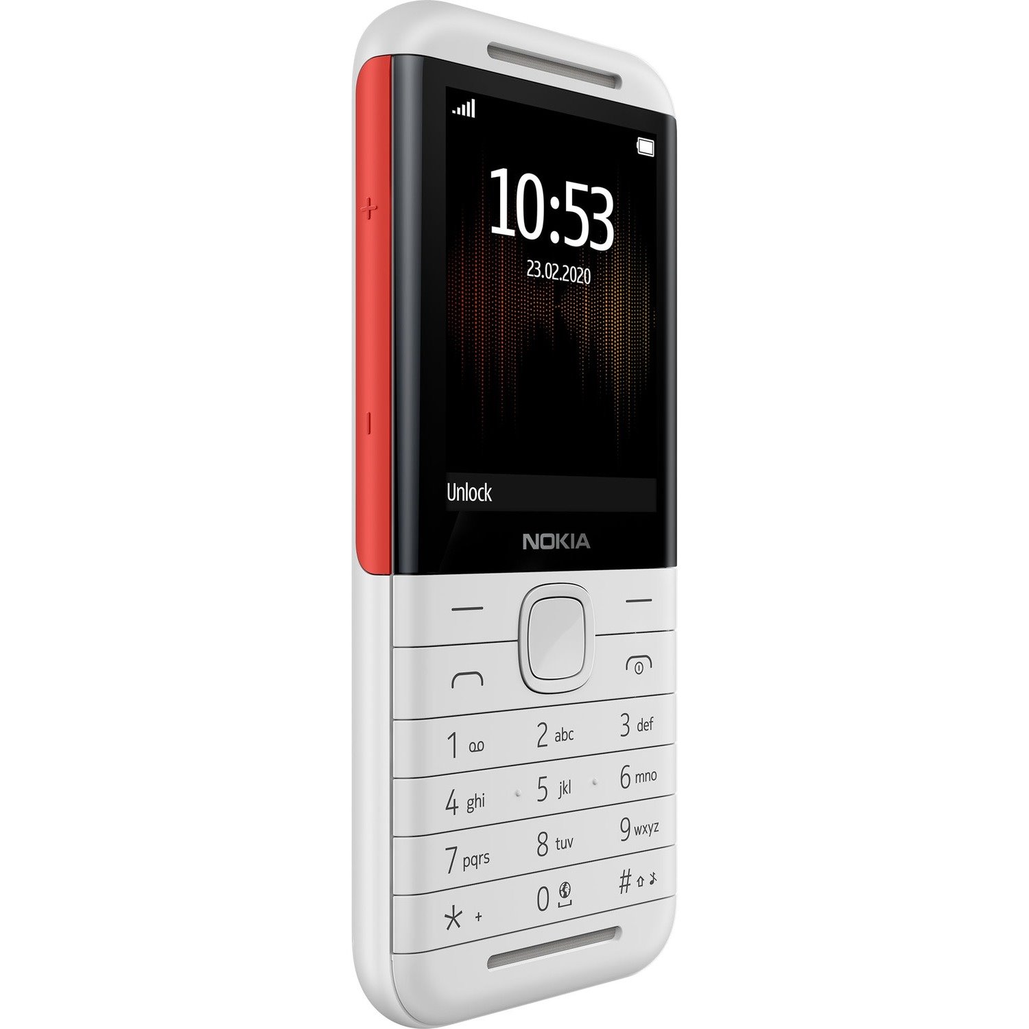Nokia 5310 16 MB Feature Phone - 6.1 cm (2.4") Active Matrix TFT LCD QVGA 240 x 320 - 8 MB RAM - Series 30+ - 2G - White, Red