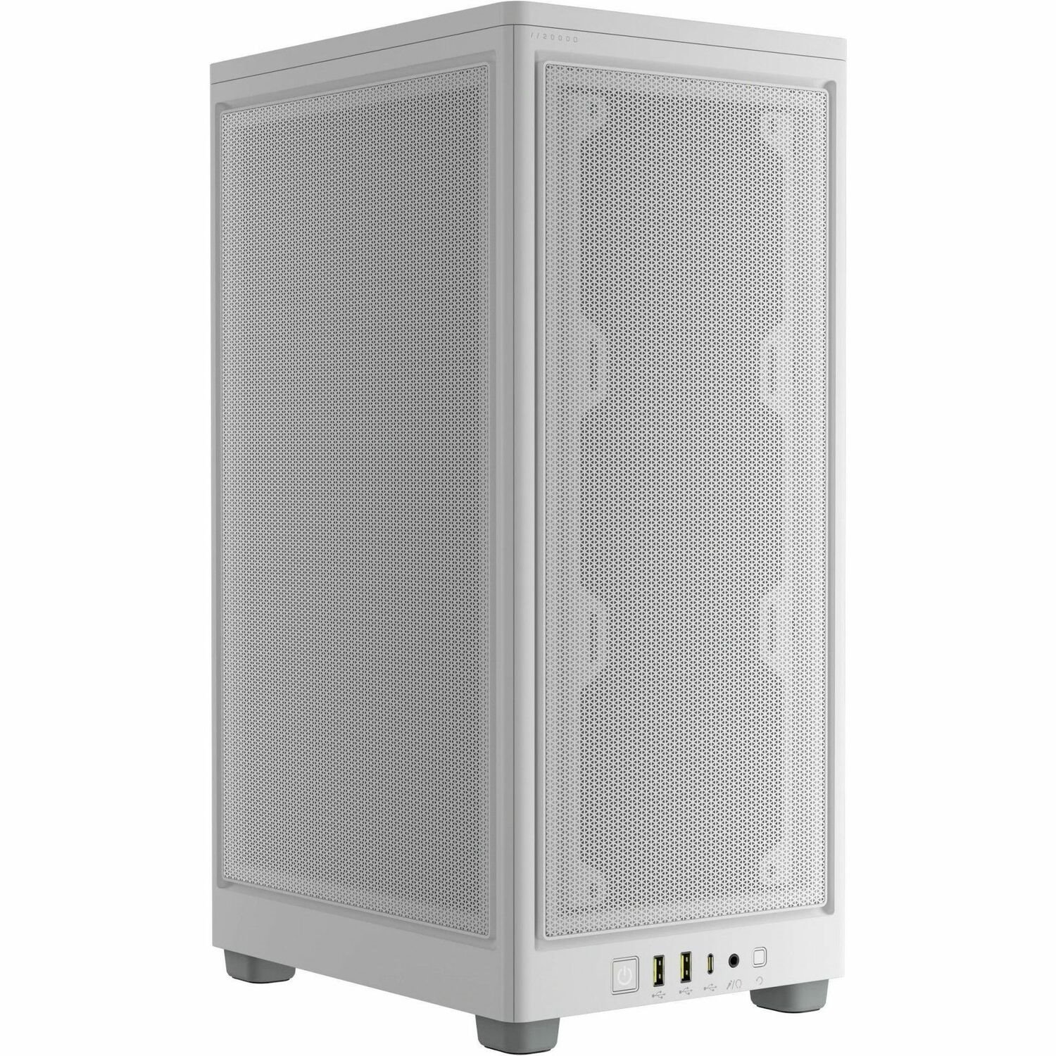 Corsair AIRFLOW Gaming Computer Case - Mini ITX Motherboard Supported - Small Tower - Steel Mesh - White