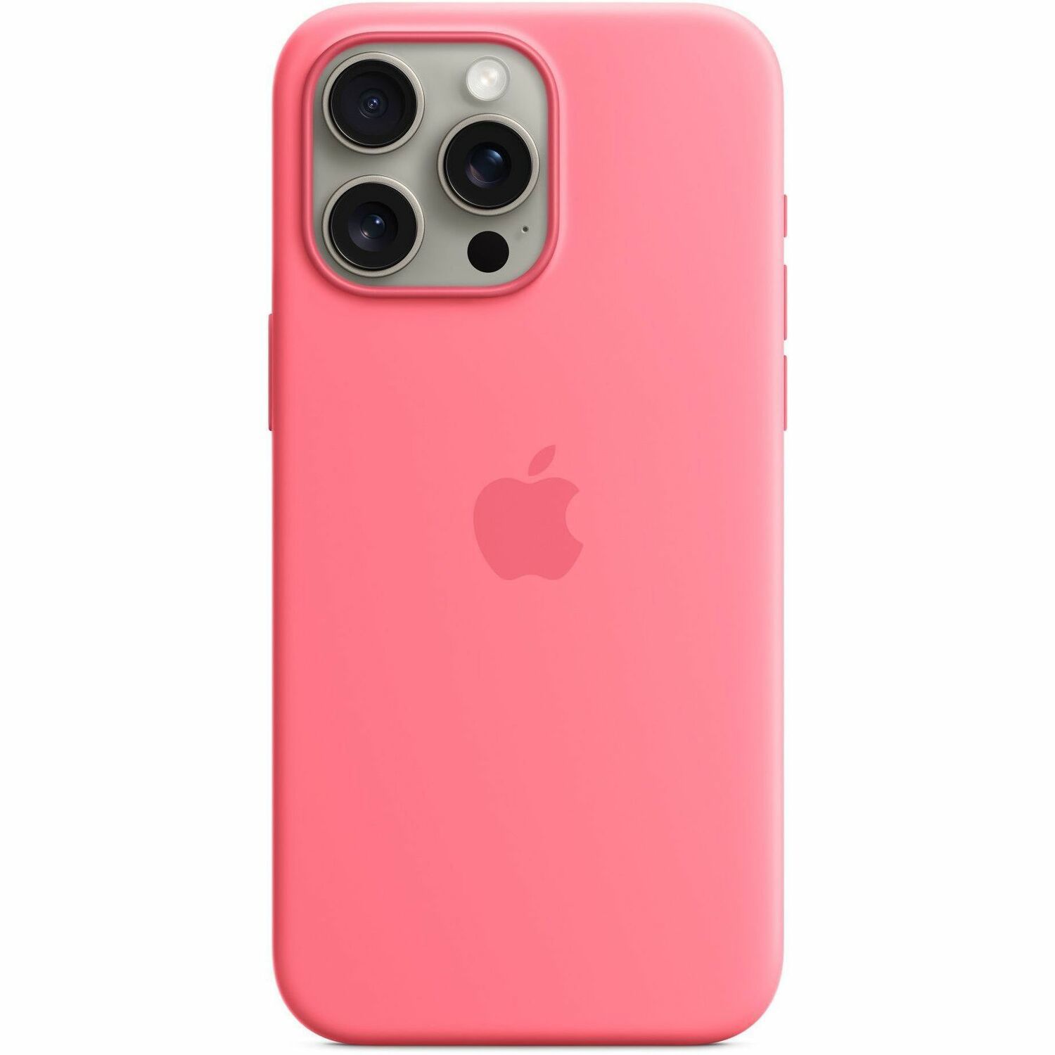 Apple iPhone 15 Pro Max Silicone Case with MagSafe - Pink