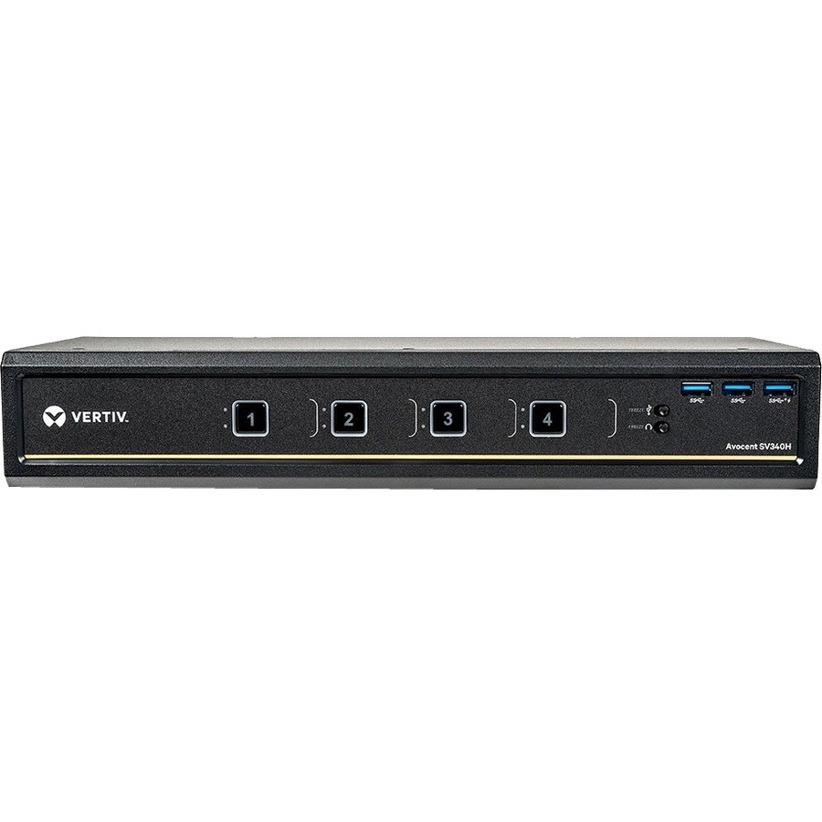 Vertiv Avocent 4-Port Dual-Head HDMI 4K Ultra HD KVM Switch
