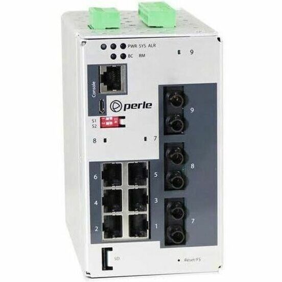 Perle IDS-409F3-T2SD20-SD40 - Industrial Managed Ethernet Switch