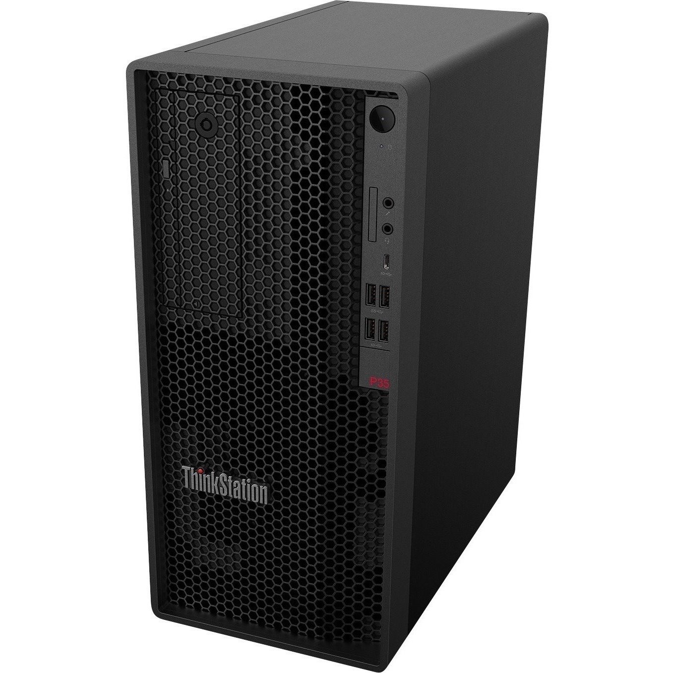 Lenovo ThinkStation P350 30E3002TCA Workstation - 1 Core i9 11th Gen i9-11900K - 16 GB - 512 GB SSD - Tower - Raven Black