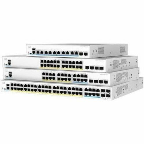Cisco Catalyst 1300X-10Nu-2X - Switch - L3 - Managed - 2 X 10 Gigabit SFP28 + 10 X 1/2.5/5GBase-T (PoE++) - Rack-Mountable - PoE++ (385 W)