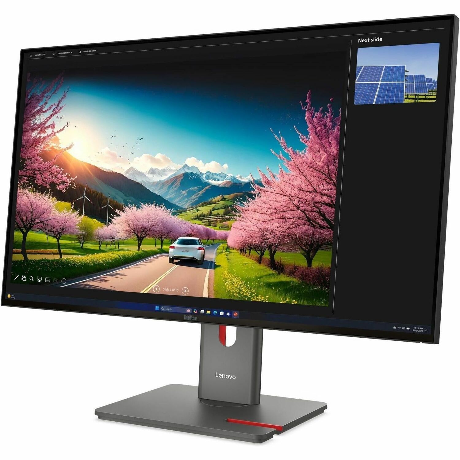 Lenovo ThinkVision P32UD-40 32" Klasse 4K UHD LED monitor - 16:9 - Zwart