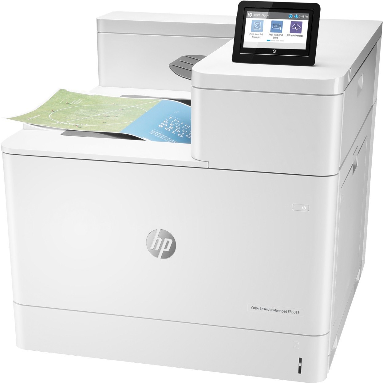 HP LaserJet Managed E85055dn Desktop Laser Printer - Color