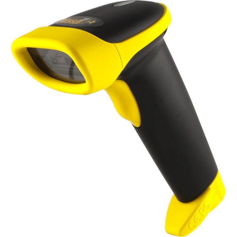 Wasp WLR8950 Handheld Barcode Scanner - Yellow - USB Cable Included