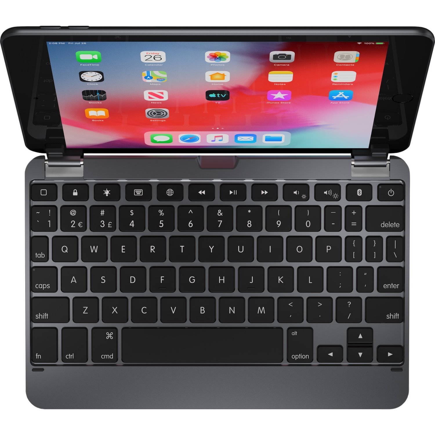 Brydge 7.9 Keyboard - Wireless Connectivity - English - QWERTY Layout - Space Gray