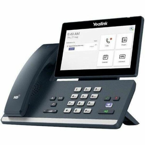 Yealink IP Phone - Corded - Bluetooth, Wi-Fi - Wall Mountable, Desktop - Classic Gray