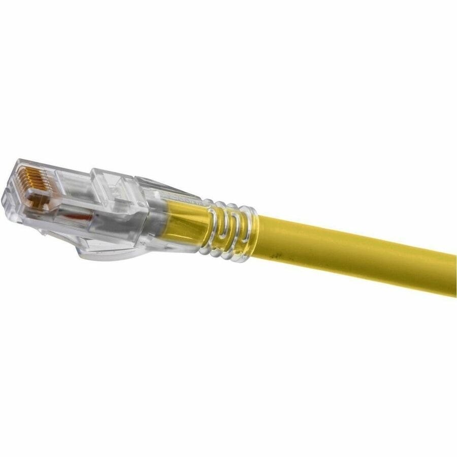 Hubbell Premise Wiring Copper Solutions, Patch Cords, Ascent, Cat6A, Slim, 45' Length, Yellow