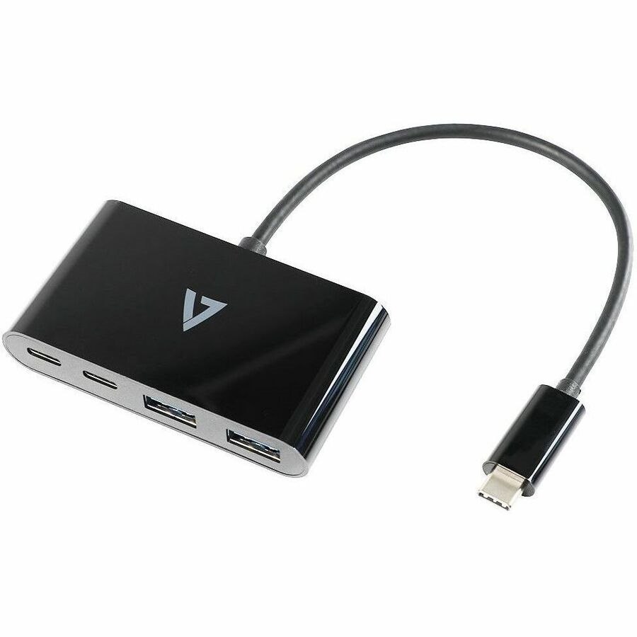 V7 V7UC2A2CHUB-BLK USB Hub