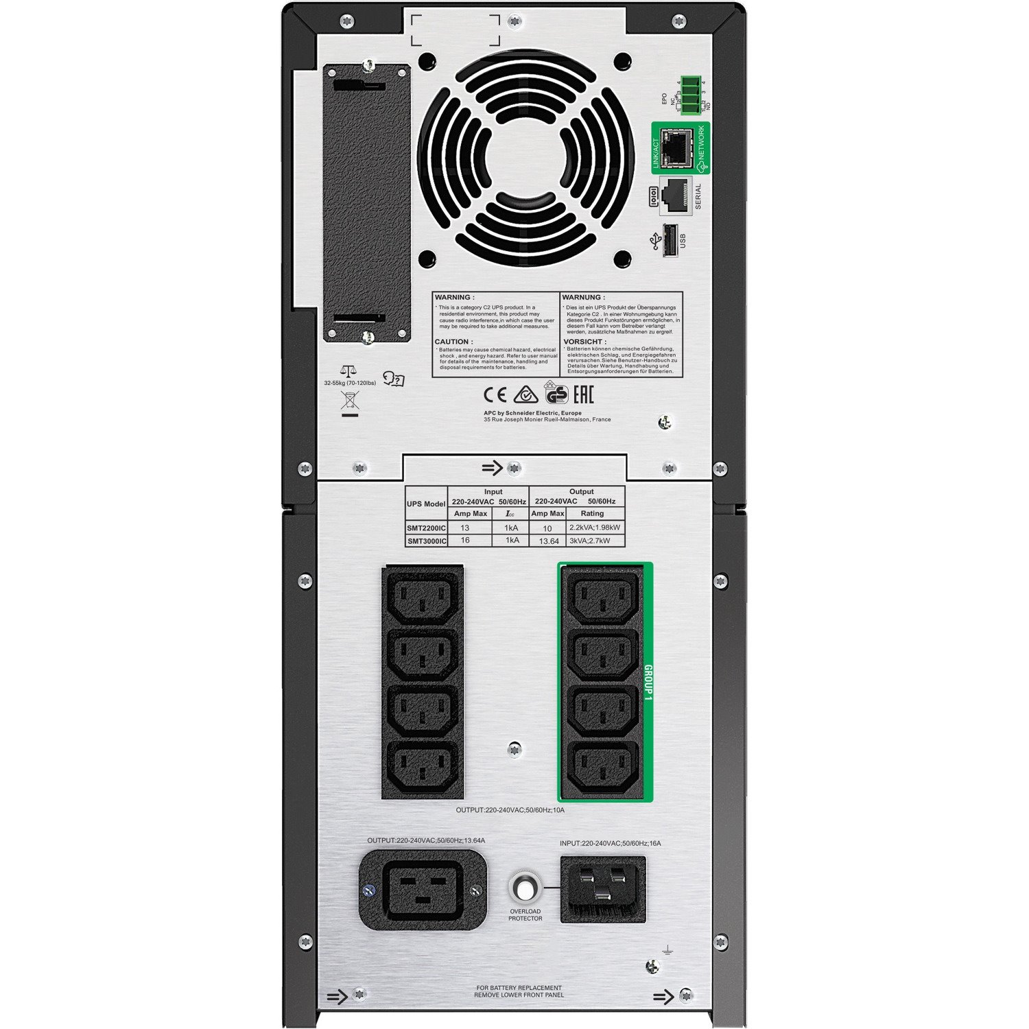 APC by Schneider Electric Smart-UPS 2.2kVA Tower UPS