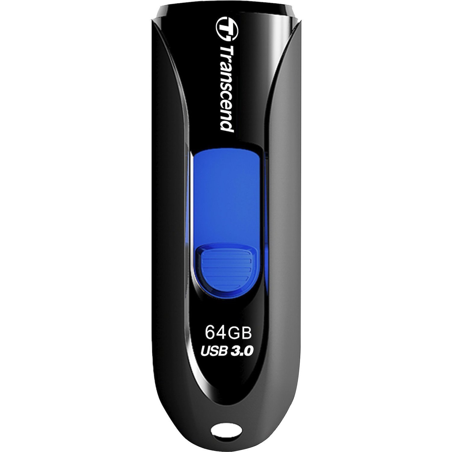 Transcend JetFlash 790 64 GB USB 3.0 USB Geheugenstick - Zwart, Blauw