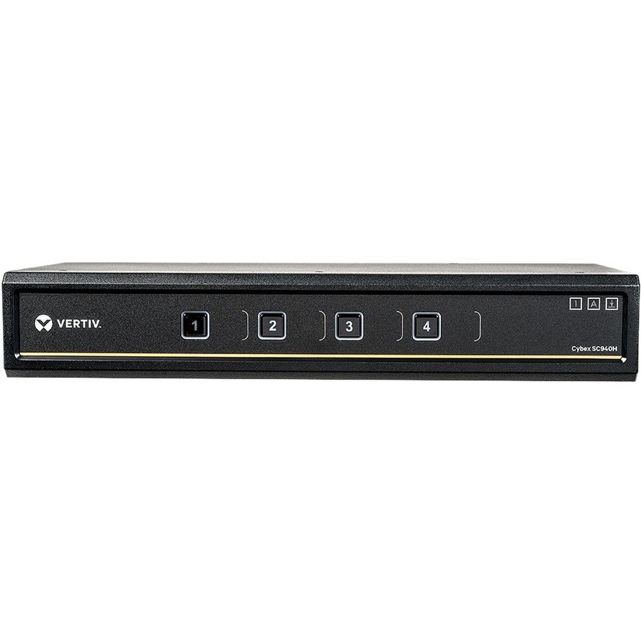 Vertiv Cybex SC940H Secure KVM | Dual Head | 4 Port | HDMI 1.4 | NIAP | 4K | USB