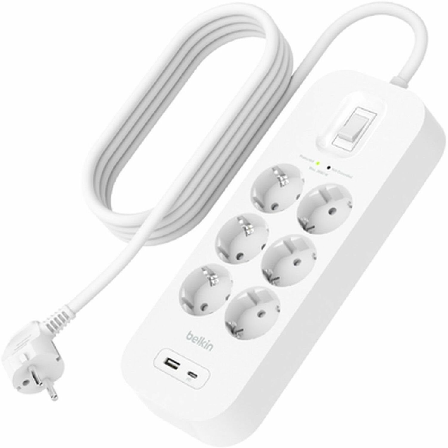 Belkin Surge Protection With Usb C 6 Outlet