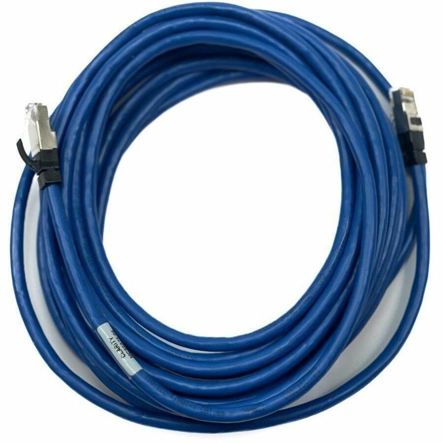 Ortronics Clarity CAT6A Shielded Patch Cord, 20ft, Blue
