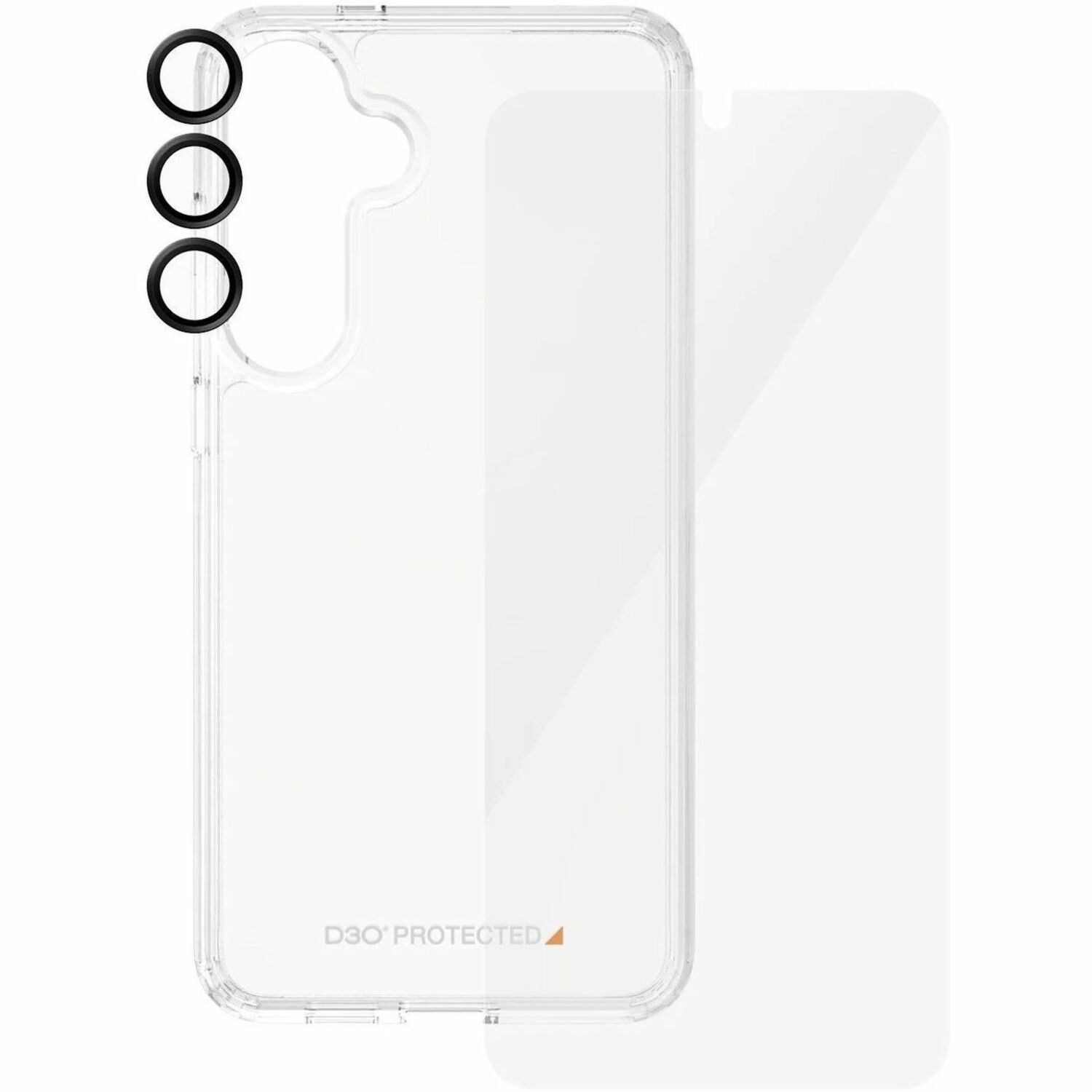 PanzerGlass Glass, Polyethylene Terephthalate (PET) Screen Protector for Galaxy S24+ - 1