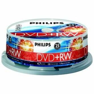 Philips 25 X DVD+RW - 4.7GB / 120Min