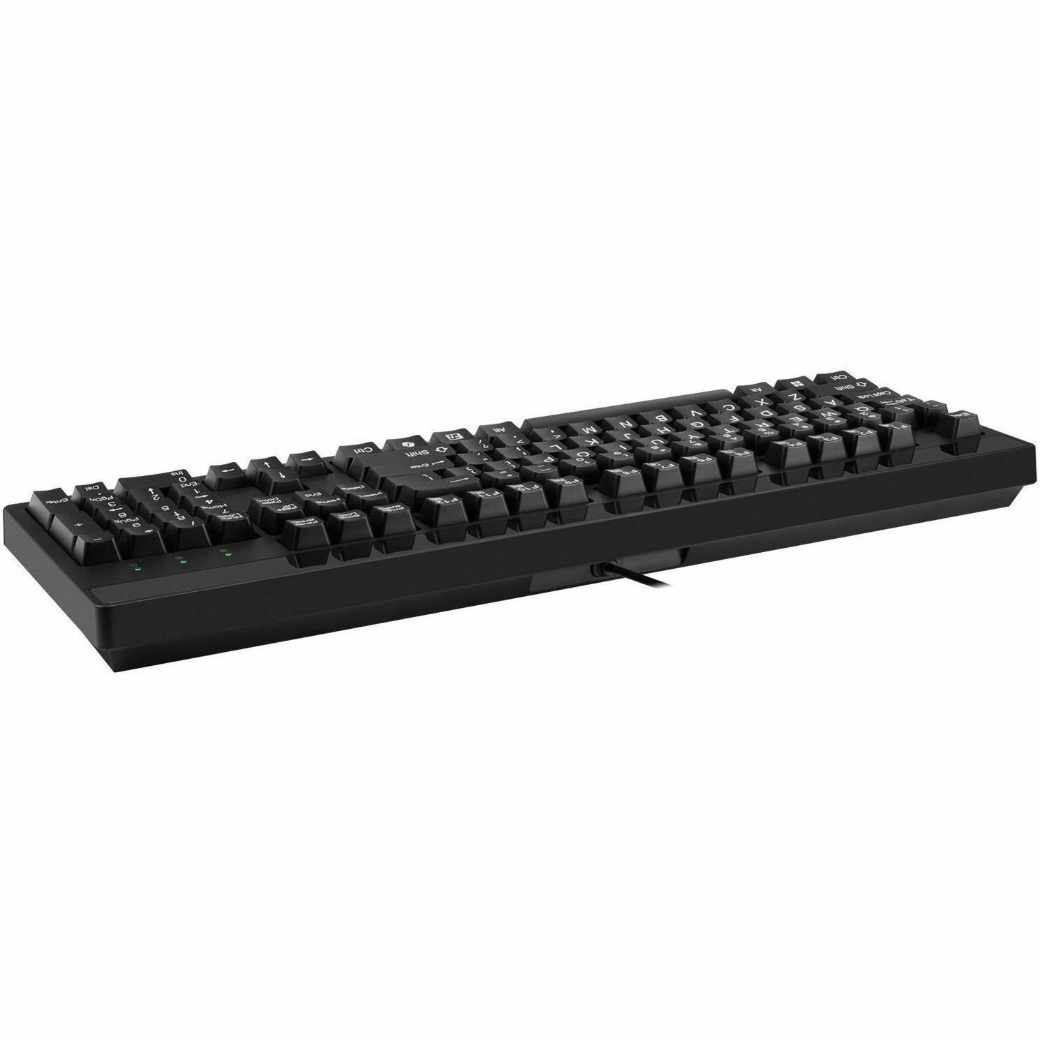 Adesso EasyTouch 130 Full Sized Wired Mechanical Keyboard With CoPilot AI Hotkey