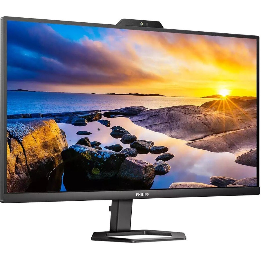 Philips 27E1N5600HE 27" Class Webcam WQHD LCD Monitor - 16:9 - Textured Black