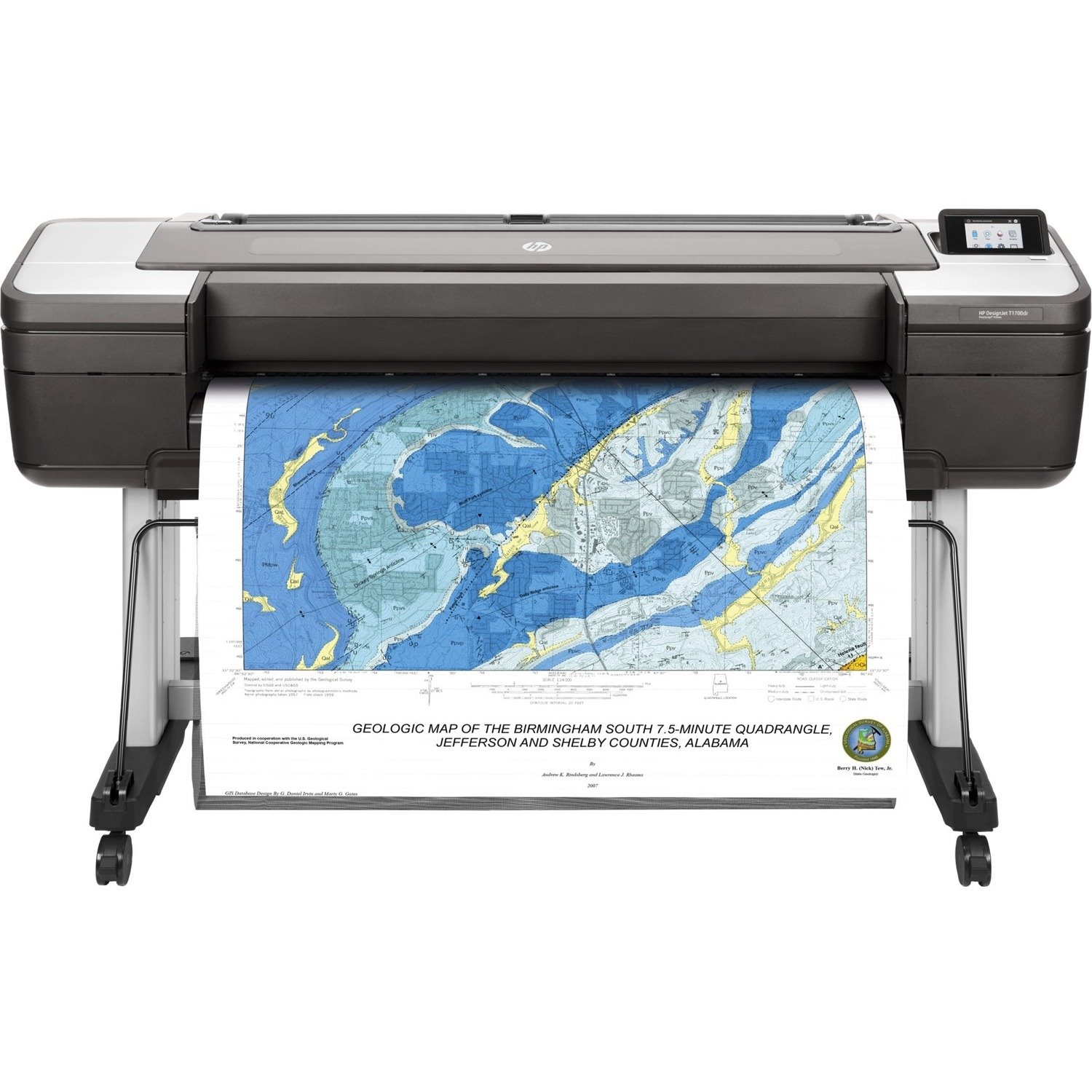 HP Designjet T1700dr PostScript Inkjet Large Format Printer - 1117.60 mm (44") Print Width - Colour