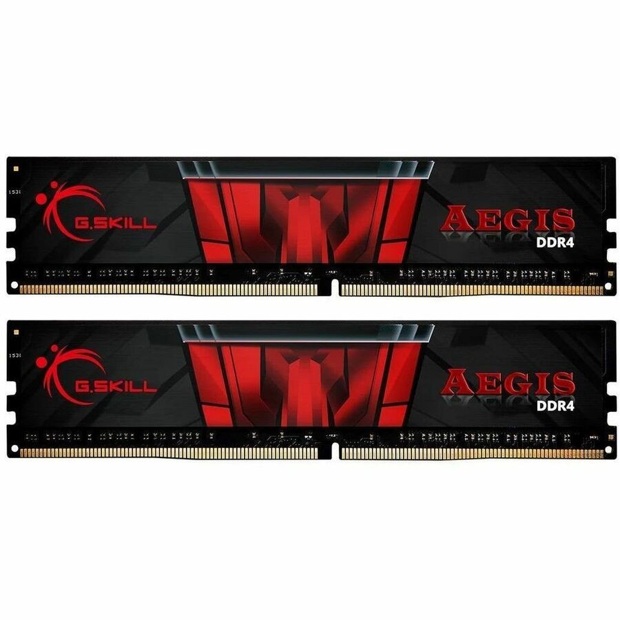 G.SKILL AEGIS RAM Module for Gaming PC, Microprocessor, Motherboard - 32 GB (2 x 16GB) - DDR4-2666/PC4-21333 DDR4 SDRAM - CL19 - 1.20 V