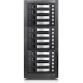 RAIDage JAGE9BT12HDSL Drive Enclosure 12Gb/s SAS, SATA/600 - Mini-SAS HD Host Interface Tower - Black, Silver