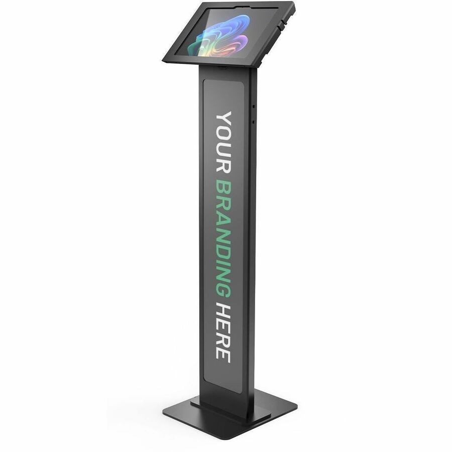Compulocks Surface Pro Copilot+ PC 12", Apex Enclosure Brandable Floor Stand - Black