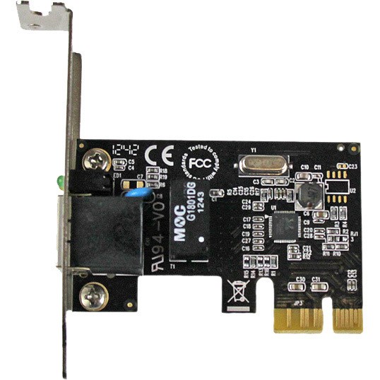 StarTech.com 1 Port PCI Express PCIe Gigabit NIC Server Adapter Network Card - Low Profile