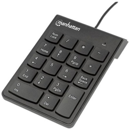 Manhattan USB Numeric Keypad with 18 Full-size keys