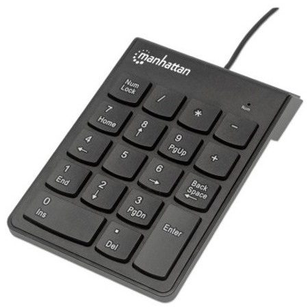 Manhattan USB Numeric Keypad with 18 Full-size keys