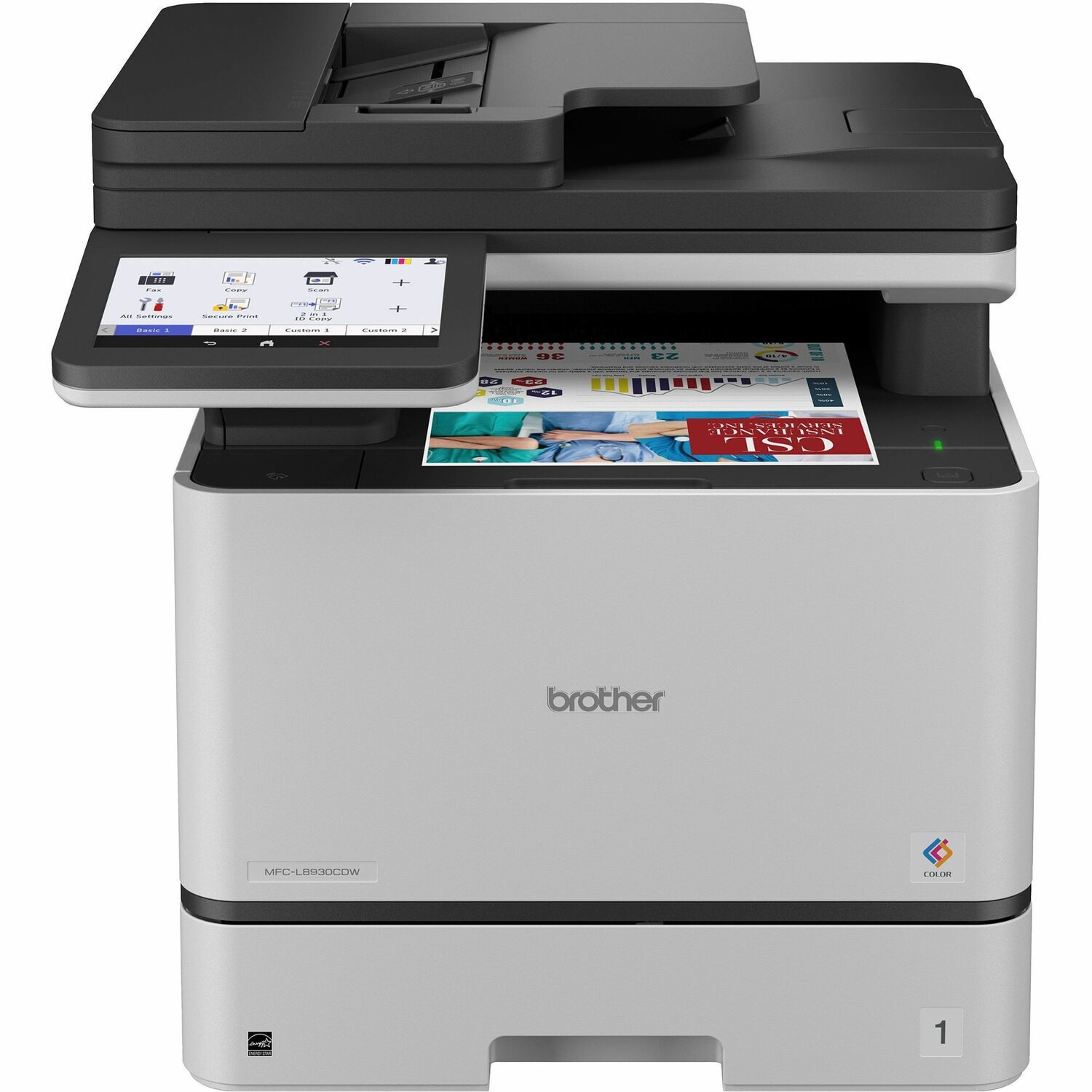 Brother MFC-L8930CDW Wired & Wireless Laser Multifunction Printer - Colour - Black, White
