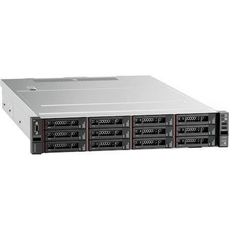 Lenovo ThinkSystem SR550 7X04A079AU 2U Rack Server - 1 Xeon Silver 4210 2.20 GHz - 16 GB RAM - Serial ATA/600, 12Gb/s SAS Controller