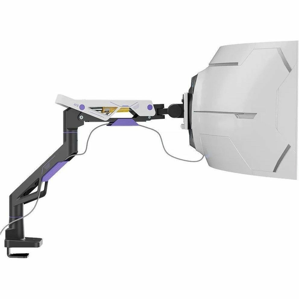 Neomounts ACE gaming Mounting Arm for Monitor, Curved Screen Display - Black